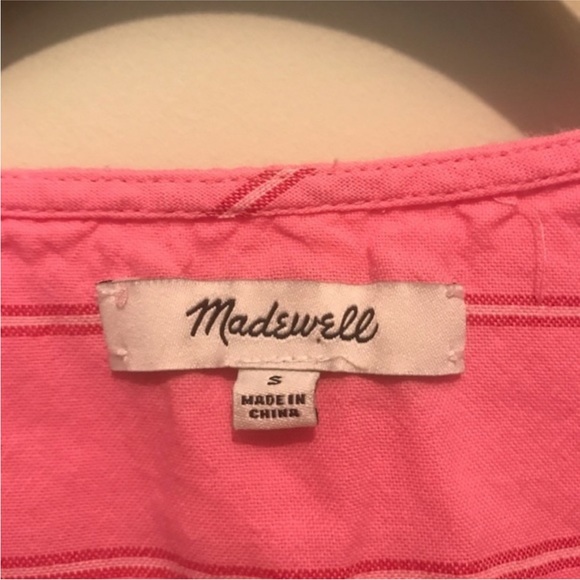 MADEWELL Wrap Top in Cecilia Stripe - Picture 7 of 7